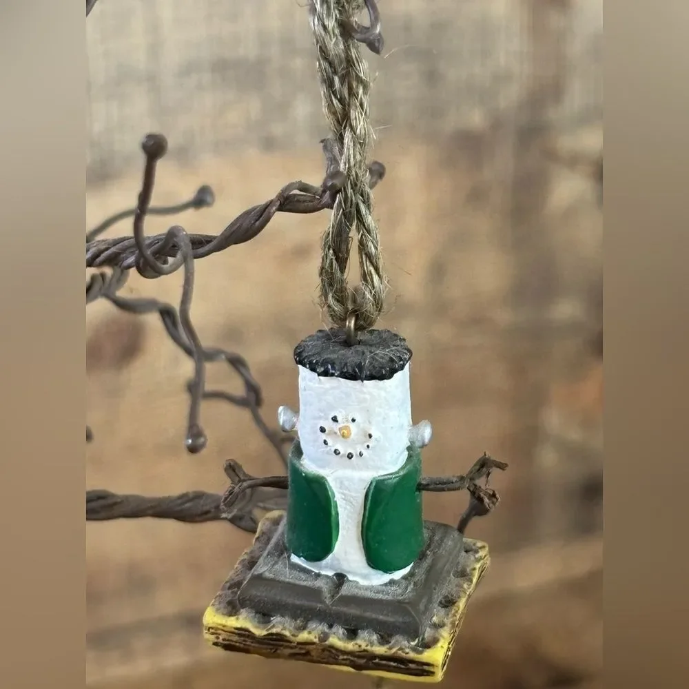S'mores Halloween Pumpkin Tree 5 Miniature Ornaments JC Penney **Sound Works!
